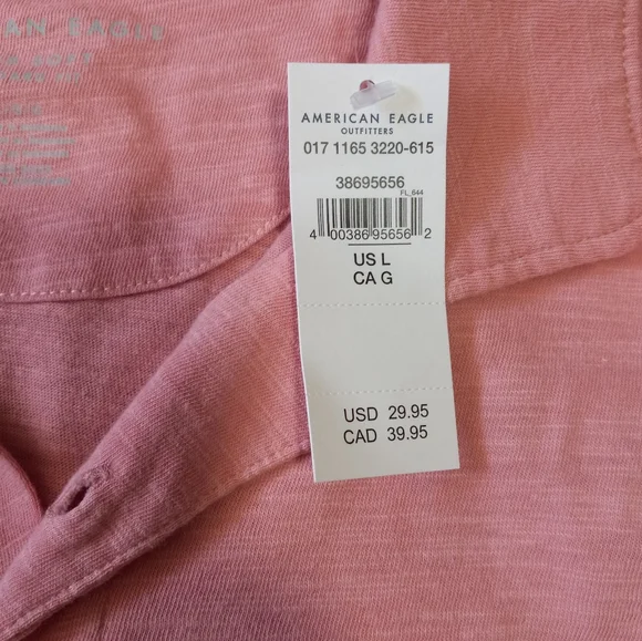 Men's American Eagle Polo Shirt - Picture 3 of 4